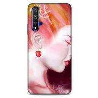 Huawei P Smart S 2020 Uyumlu Kılıf Pembe Delisi (26) Tpu Silikon Kılıf Kiraz