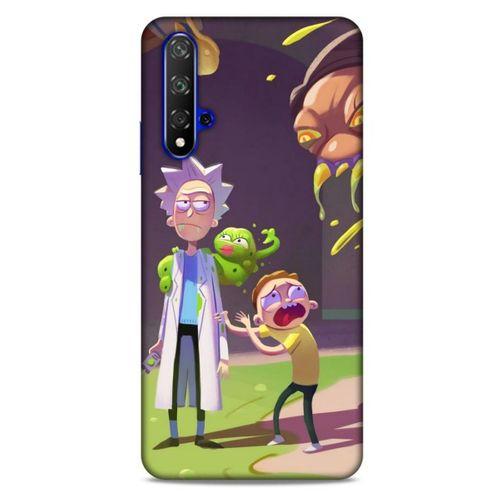 Huawei P Smart S 2020 Uyumlu Kılıf Rick And Morty (31) TPU Kılıf Cronenberg Rick