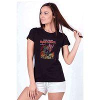 IRON MAIDEN ENGLAND EUROPEAN Baskılı Siyah Kadın Tshirt