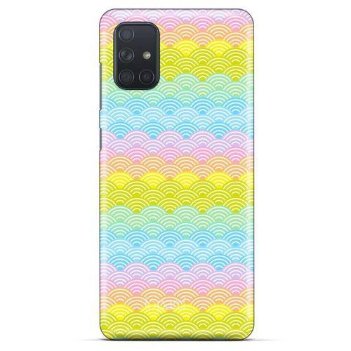 Samsung Galaxy M51 Kılıf Pastel Renkler (1) Kılıfı Karışık Renkli