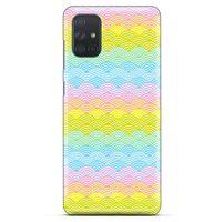 Samsung Galaxy M51 Kılıf Pastel Renkler (1) Kılıfı Karışık Renkli