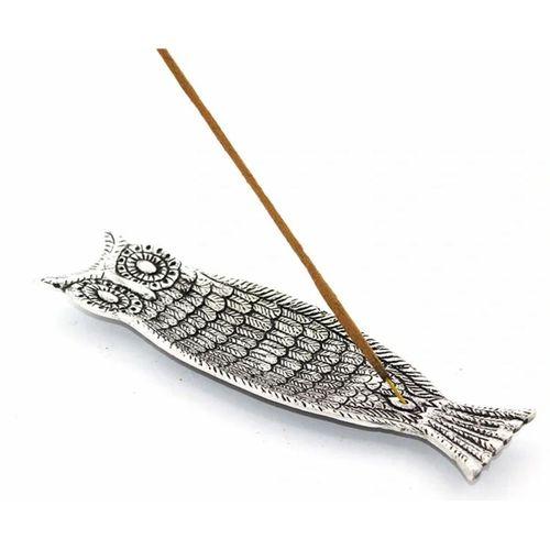 Metal Kayık Baykuş Tasarımı Tütsülük Model 1