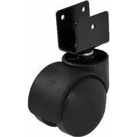 415 - Büro Tipi Kısa U Tablalı Tekerlek - 4 Adet