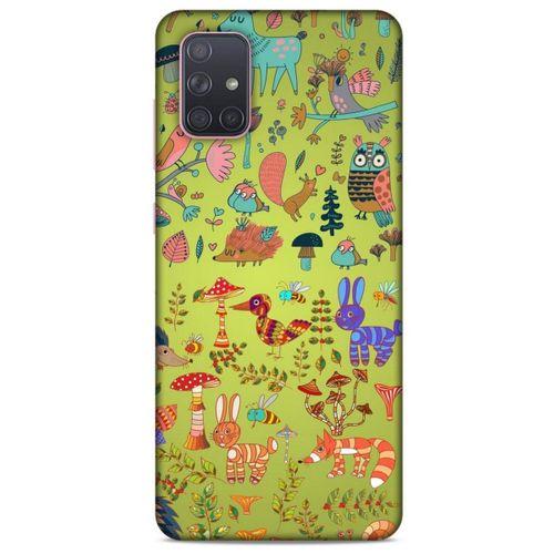 Animax Flora Jungle Samsung Galaxy A71 Kılıf Desenli Silikon