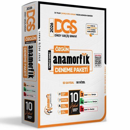 2026 DGS Anamorfik Yayınları 10lu Deneme Paketi Özgün Yeni Nesil Türkiye Geneli Dijital Çözümlü