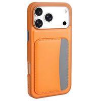 Apple iPhone 17 Pro Max Kılıf Kartlıklı Zore X-Kart Silikon Kapak