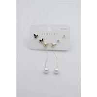 Çoklu Set Küpe - Altın