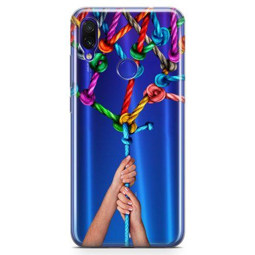 Xiaomi Redmi Note 7 Pro Kılıf Bağlılık Arka Kapak Koruma Desenli Full Koruyucu