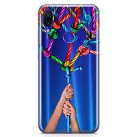 Xiaomi Redmi Note 7 Pro Kılıf Bağlılık Arka Kapak Koruma Desenli Full Koruyucu