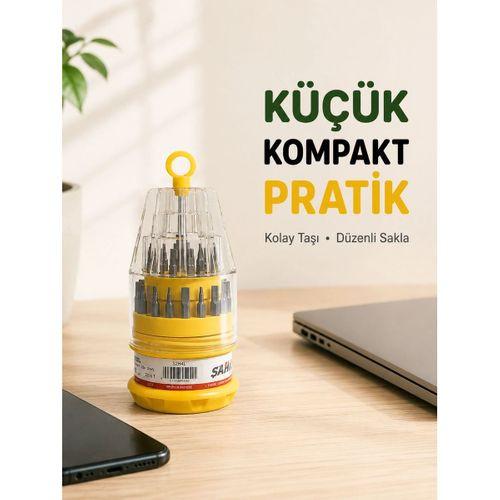 Hassas Tornavida Seti Kaymaz Saplı Elektronik Onarım Seti