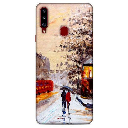 Cityx (38) Samsung Galaxy A20s Kılıf Silikon Kapak Desenli