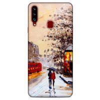 Cityx (38) Samsung Galaxy A20s Kılıf Silikon Kapak Desenli