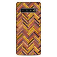 Lopard Samsung Galaxy S10 Uyumlu Kılıf Wood'X (39) Liquid Crystal Kılıf Baskılı