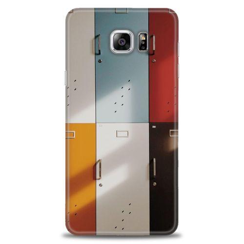Samsung Galaxy Note 5 Kılıf HD Baskılı Kılıf - Renkli Kapılar + Tam Ekran Koruyucu