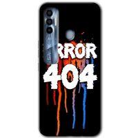 Tecno Spark 7 Pro HD Baskılı Kılıf + 9D Tam Ekran Koruyucu - 404 Error
