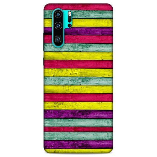 Lopard Huawei P30 Pro Uyumlu Kılıf Wood'X (30) Silicone Case Desenli