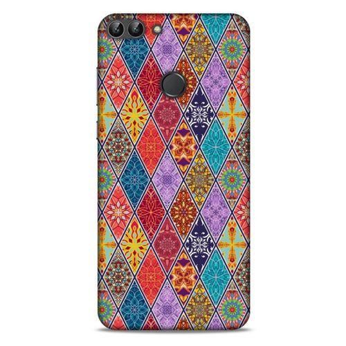 Ethnic Culture (4) Huawei Psmart Kılıf Silikon Kapak Desenli