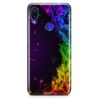 Xiaomi Redmi Note 7 Kılıf Prizma Arka Kapak Koruma Desenli Full Koruyucu