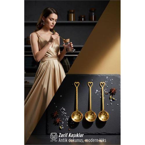 3 lü Şeker ve Ölçü Kaşığı Vintage Design 715870