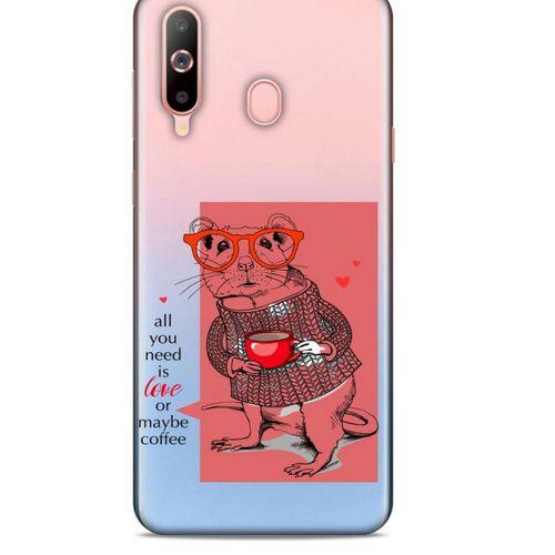 Zoologix (31) Samsung Galaxy M30 Şeffaf Kılıf Silikon Desenli