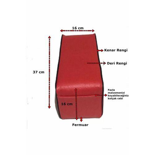 Her Araca Uygun Taraftar Sünger Kolçak Kol Dayama Mavi Deri Siyah Kenar