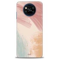 Xiaomi Poco X3 NFC Kılıf HD Baskılı Kılıf - Soft Renkler + Tam Ekran Koruyucu