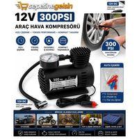 Sepetinegelsin Taşınabilir Oto Hava Kompresörü Çakmaklık İle Çalışır 12v 300 Psi