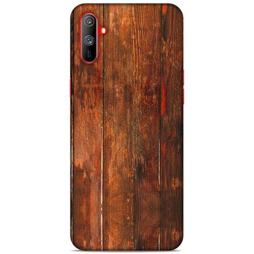 Lopard Oppo Realme C3 Uyumlu Kılıf Wood'X (4) Koruma Kılıfı Desenli