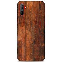 Lopard Oppo Realme C3 Uyumlu Kılıf Wood'X (4) Koruma Kılıfı Desenli