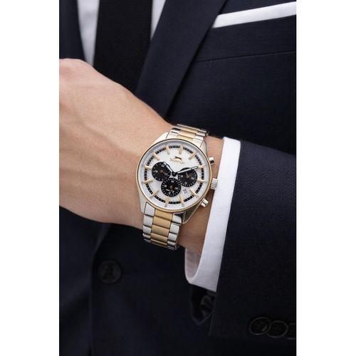 Slazenger İtalyan Tasarım Bileklik Hediyeli 2 Yıl Garantili 10 Atm Çelik Erkek Kol Saat ESE.2602.230