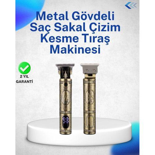 Dayanıklı Çelik Kafa Ve Güçlü Motorlu Saç Sakal Makinesi