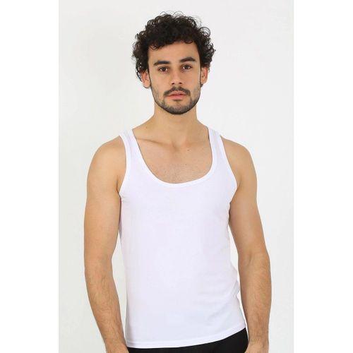 Erkek Penye Beyaz Atlet