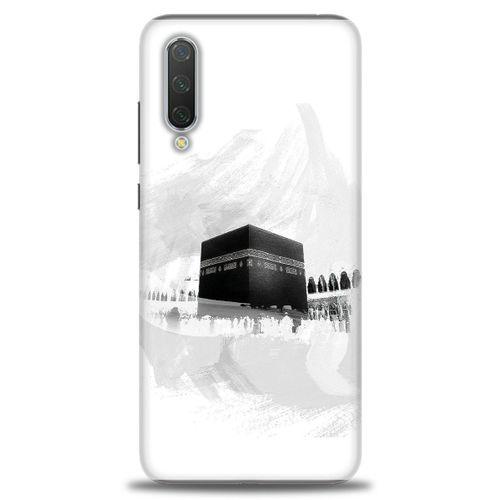 Xiaomi Mi 9 Lite Kılıf HD Baskılı Kılıf - Kabe-i Münevvere + Tam Ekran Koruyucu
