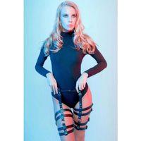 Bacak Detaylı Fantezi Deri Harness - Brf762