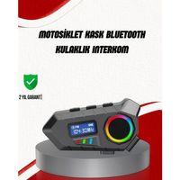 Suya Dayanıklı Bluetooth  İnterkom 5.4 Hoparlör 500mah Batarya Ve Fm Radyo Özellikli