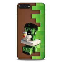 Lopard Apple Iphone 8 Plus Uyumlu Kılıf PiXel (35) Fit Design Kılıf Creeper
