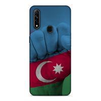 Oppo A31 Uyumlu Kılıf Azarbaijan (19) Kılıfları Yumruk Bayrak