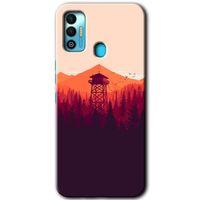 Tecno Spark 7T Kılıf HD Desen Baskılı Arka Kapak - Gözlem Kulesi
