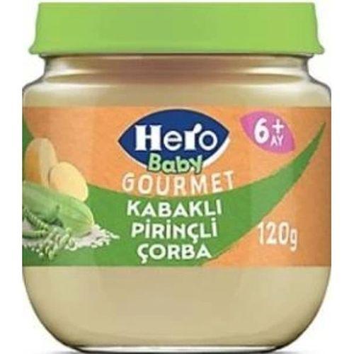 Çocuk Eğitici Gelişim Hero Baby Gourmet Kabaklı Pirinçli Kavanoz Mama 120 Gr