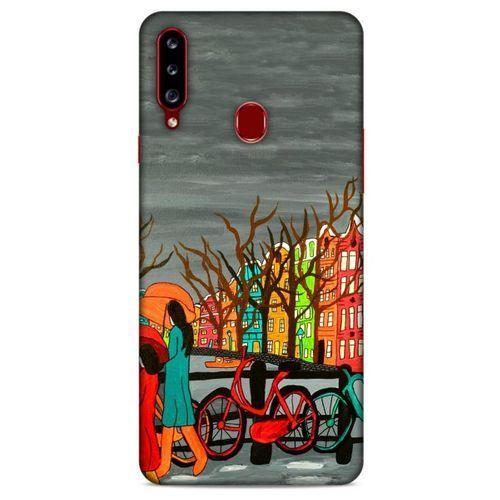 Cityx (43) Samsung Galaxy A20s Kılıf Silikon Kapak Desenli