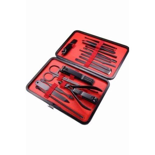 17 Parça Manikür Pedikür Seti El Ayak Bakım Seti Tırnak Makası Törpü