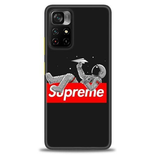 Xiaomi Redmi Note 11 Pro Plus Kılıf HD Baskılı Kılıf - Supreme + Tam Ekran Koruyucu