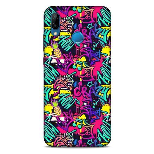 Graffitix (43) Desenli Silikon Kapak Huawei P20 Lite Kılıf