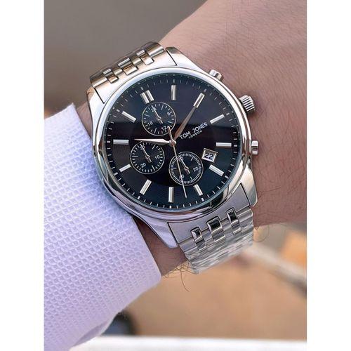 Tom Jones Bileklik Hediyeli Çelik Kordon 3 Atm Suya Dayanıklı 2 Yıl Garantili Erkek Kol Saati 10080.2