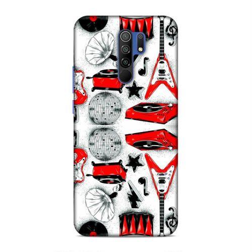 Xiaomi Redmi 9 Kılıf Elektro Gitar Bateri Arka Kapak Silikon Koruma Full Koruyucu