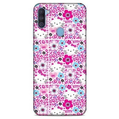 Lopard Samsung Galaxy A11 Uyumlu Kılıf Kediler (2) Kabı Hello Kitty