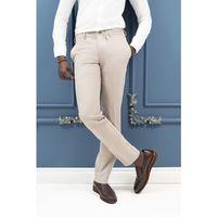 Regular Fit Beli İplikli Yan Cepli Astarsız Kışlık Kumaş Pantolon