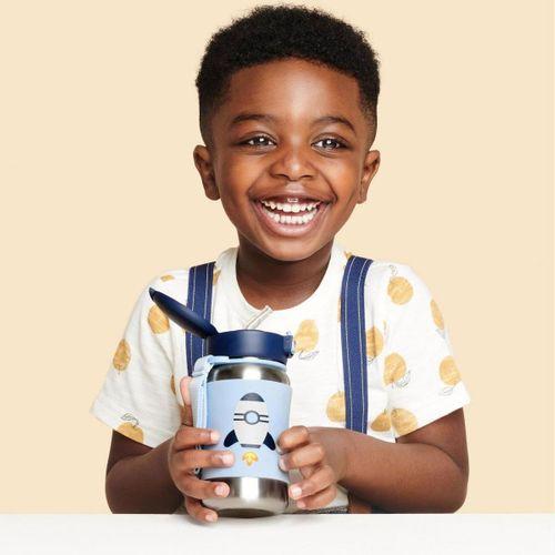 Skip Hop Skip Hop Zoo Pipetli Paslanmaz Çelik Suluk 350 ml Roket