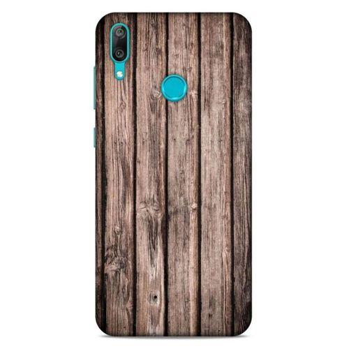 Lopard Huawei Y7 Prime 2019 Uyumlu Kılıf Wood'X (17) Tasarım Kılıf Baskılı