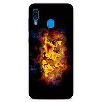 Lopard Samsung Galaxy A30 Uyumlu Kılıf FireX (43) Thin Fit Kılıf Dünya Haritası
